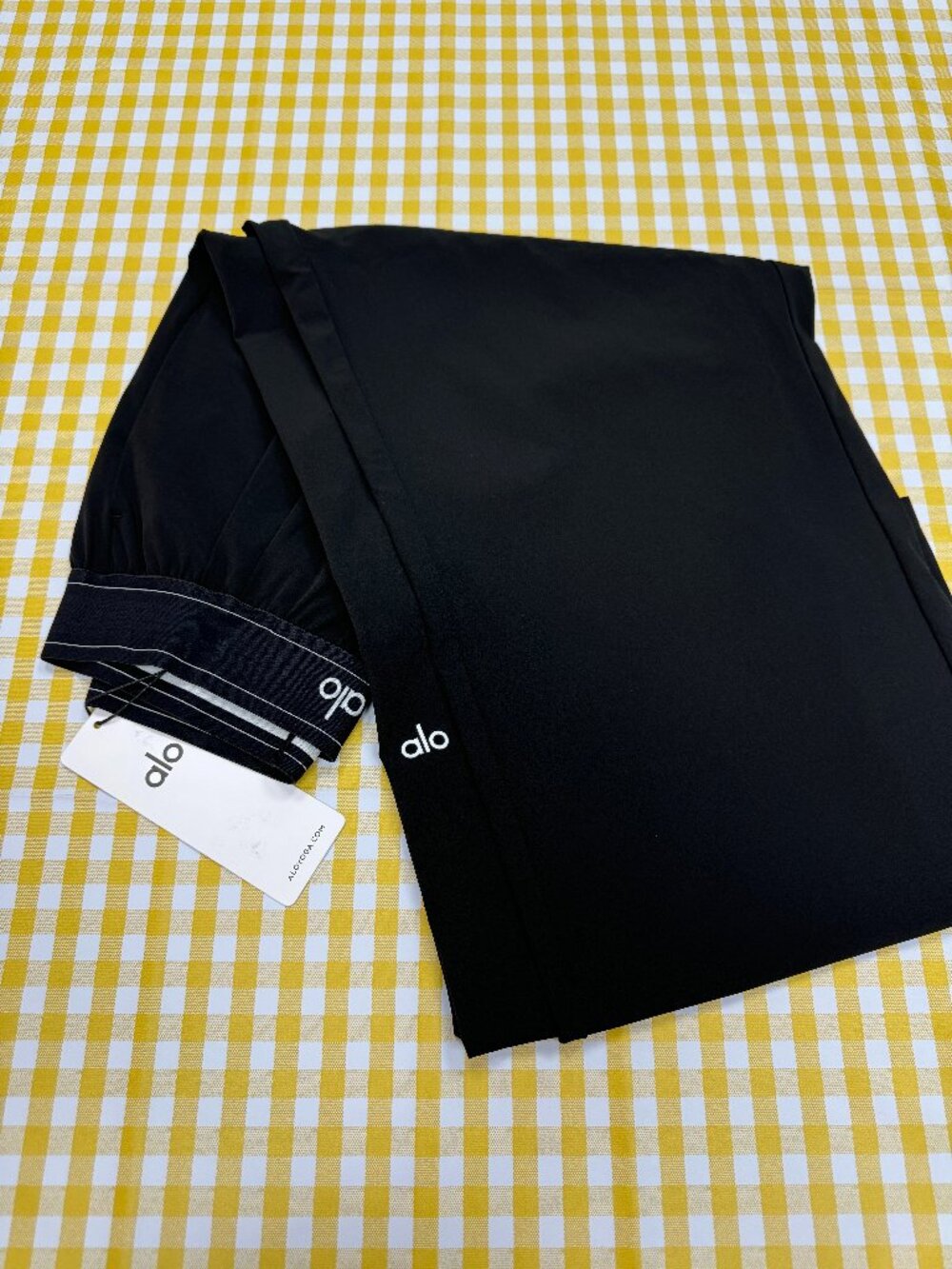 NWT Alo Yoga Suit Up Trouser Black Wide Leg Pants XS 30” Inseam 🌞 Everyday Chic - Picture 3 of 9